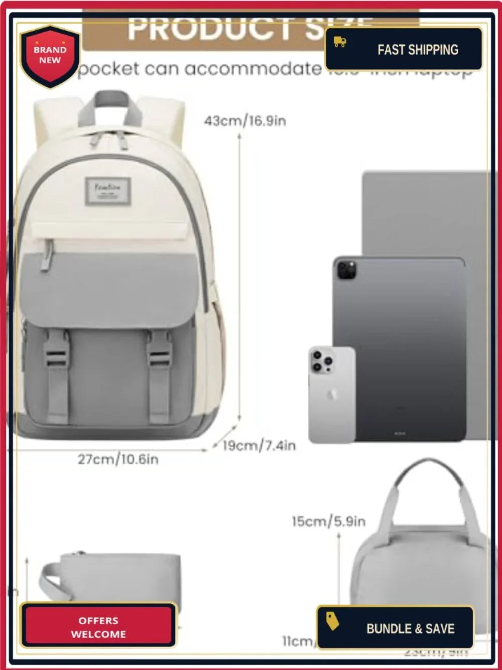 N/A piece backpack